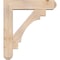 Ekena Millwork Merced Craftsman Smooth Bracket w/ Offset Brace, Douglas Fir, 7 1/2"W x 32"D x 36"H BKT0806X32X36MRC04SDF - alternate 2